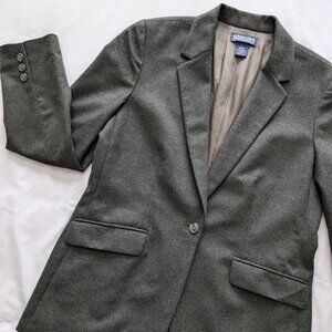 Women's Lands End Wool Blend Blazer (Jacket) Size 8